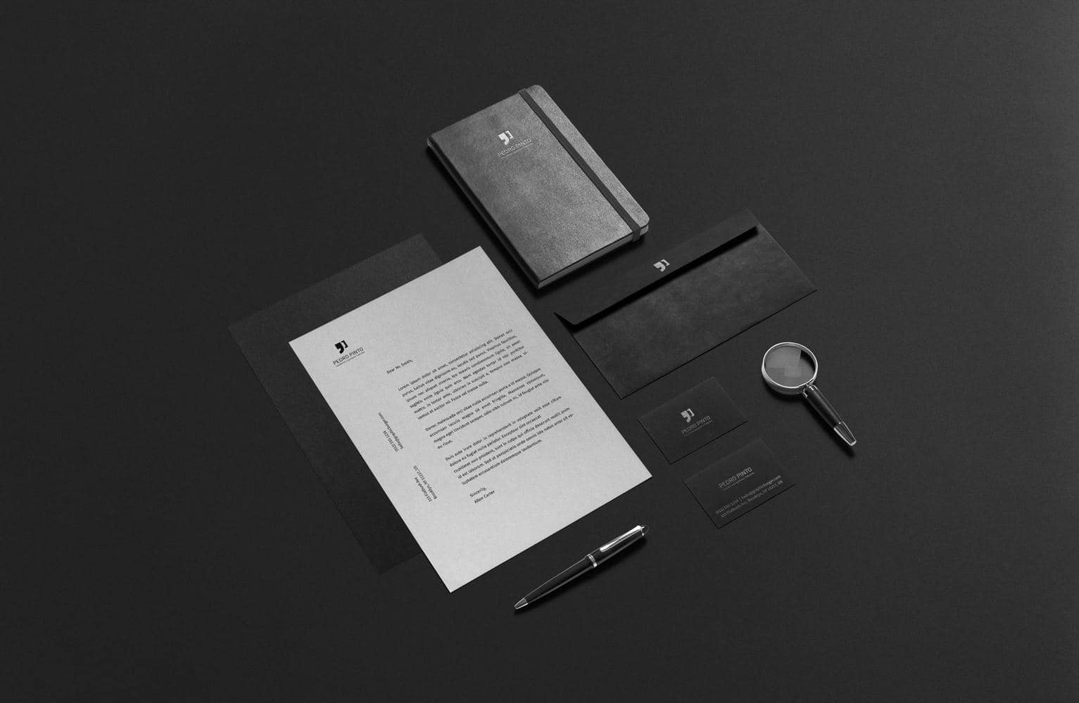 Pedro Pinto brand materials
